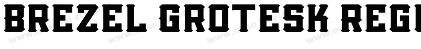 Brezel Grotesk Regul字体转换